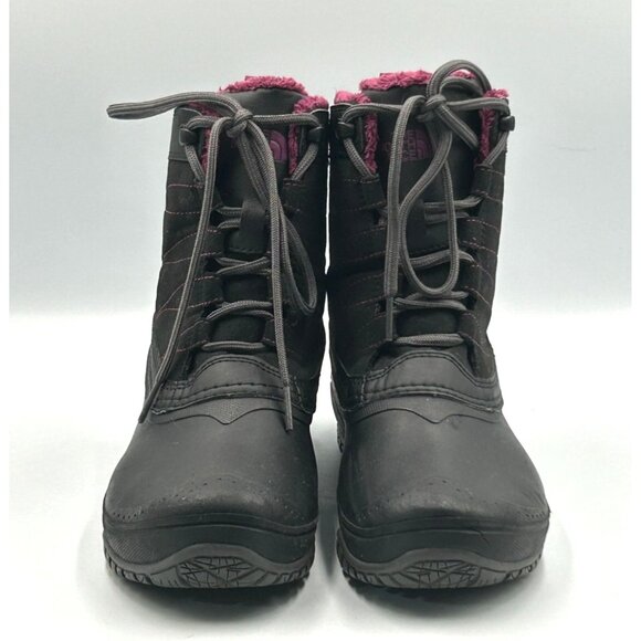 The North Face Womens Black Stormkat Cold Weather Faux Fur Lined Boots Sz 9 3009 - Picture 7 of 16